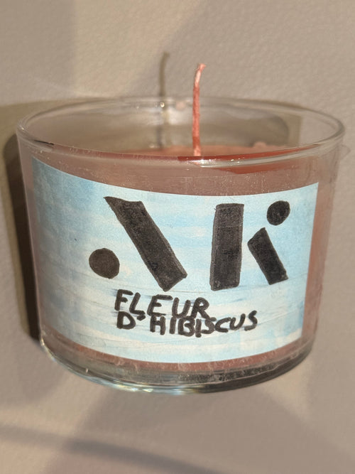 Bougie parfumer à la fleur d’hibiscus