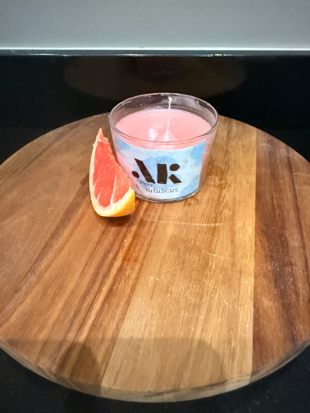 Bougie parfumer à la fleur d’hibiscus